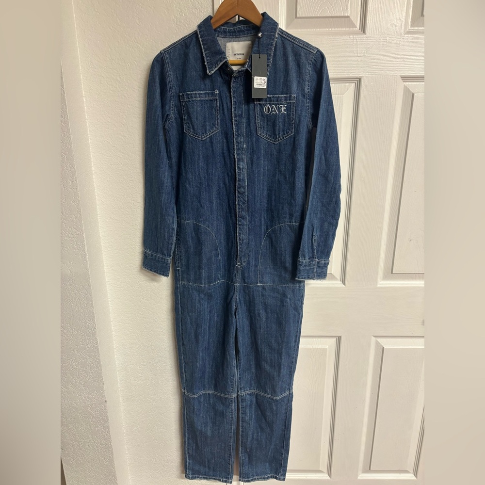 One Teaspoon Rodeo Blue Denim Utility‎ Jumpsuit Size 12-14 Girls